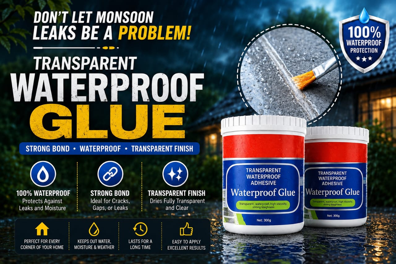 Transparent waterproof glue (buy 1 get 1 free)